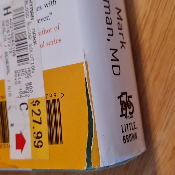 Book- The Blood Sugar Solution by Mark Hyman, MD Used, 423 pages dustcover, 2012 - Picture 3 of 9